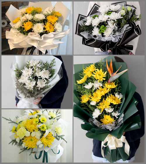 福建三明大田县石牌镇盖山村白事花束代送